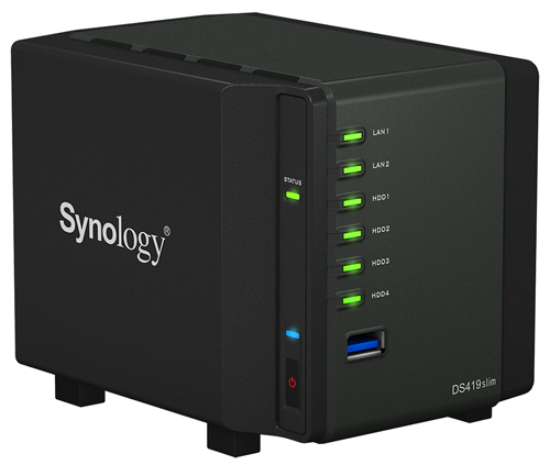 Система хранения данных Synology DS419slim 