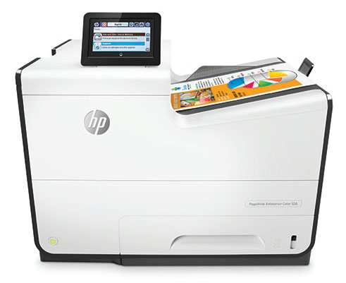Цветной принтер HP PageWide Enterprise серии 556