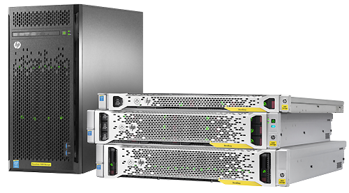 Расширенная система хранения HPE StoreEasy 1650 для сети WSS2016