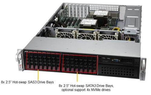 Сервер Supermicro SYS-220P-C9R (2U)