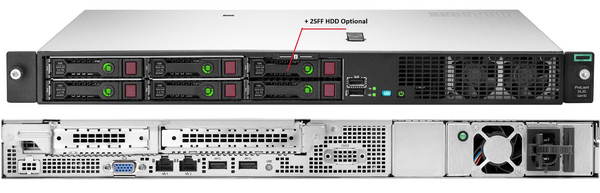 Сервер HPE Proliant dl20 Gen10 для 20 удаленных сотрудников