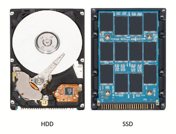 СХД на жестких дисках (HDD) и СХД на твердотельных носителях (SSD)