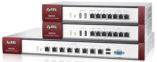 Унифицированные шлюзы безопасности Zyxel ZyWALL USG 110/210/310