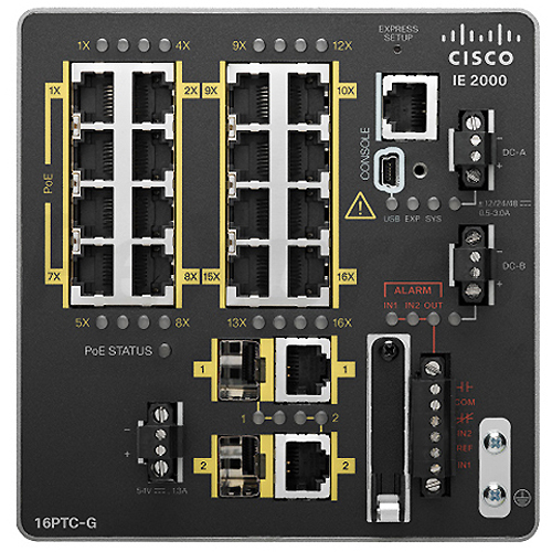 Коммутаторы Cisco серии IE 2000