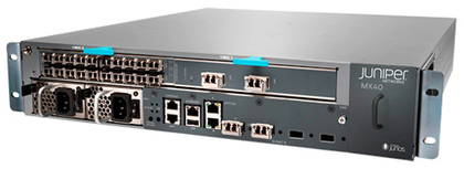 Универсальный пограничный маршрутизатор Juniper MX40