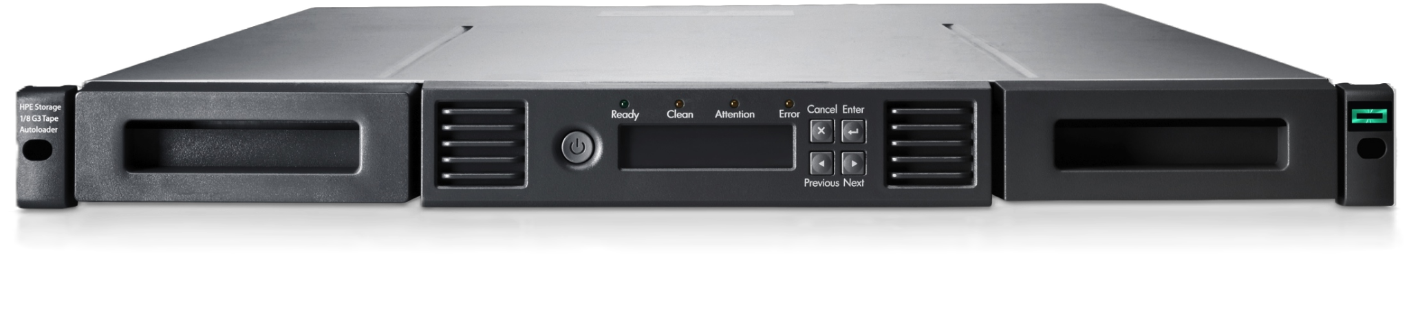 HPE MSL 1/8 Autoloader: компактная автоматизация с одним приводом и восемью ячейками.