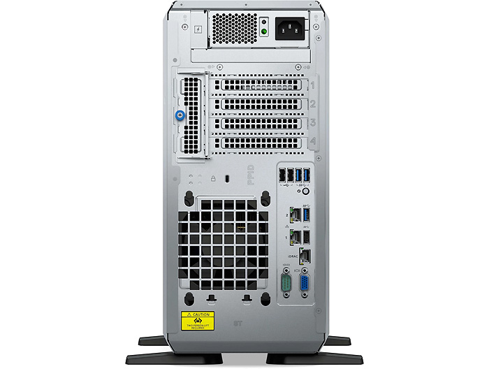 Сервер Dell PowerEdge T360 - вид сзади