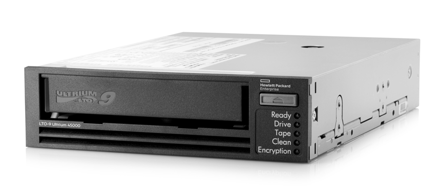 Внутреннее исполнение HPE LTO-9 Ultrium 45000.