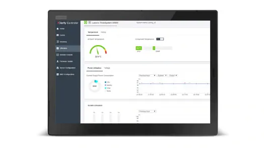 Интерфейс Lenovo XClarity Controller