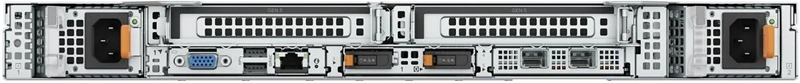 Сервер Dell EMC PowerEdge R6725 - вид сзади