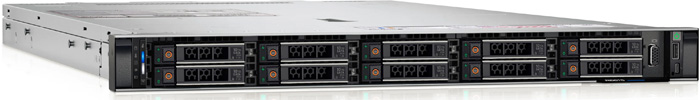 Сервер Dell PowerEdge R6615 - вид сзади