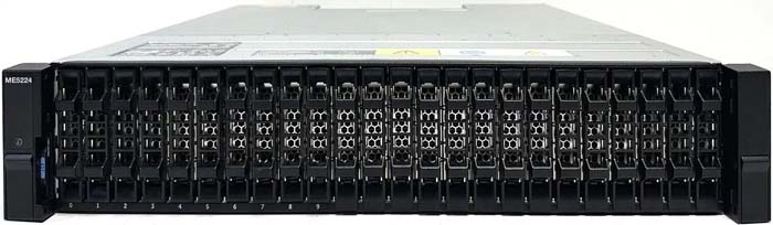 СХД Dell PowerVault ME5224 вид спереди
