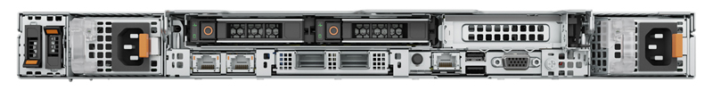 Сервер Dell EMC PowerEdge R6625 - вид сзади 2 x SFF
