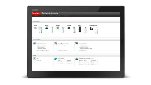 Интерфейс Lenovo XClarity Administrator