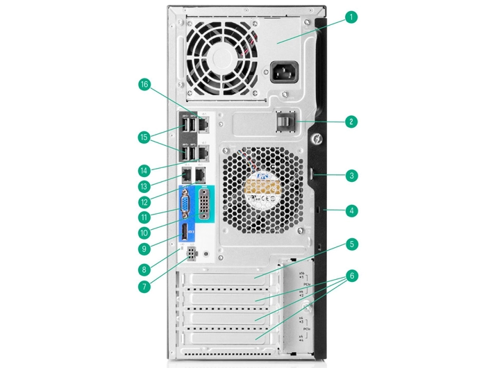 Сервер HP ProLiant ML30 Gen11 - внутренний вид