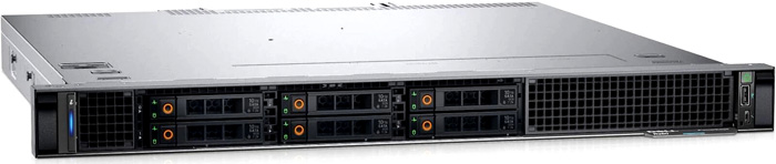 Сервер Dell PowerEdge R260 - вид спереди