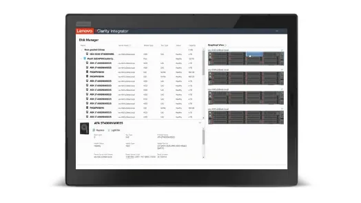 Интерфейс Lenovo XClarity Integrator