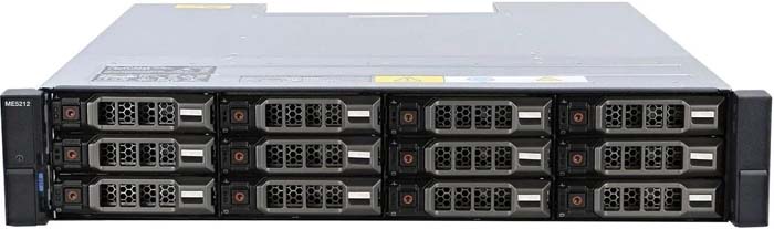 СХД Dell PowerVault ME5212 вид спереди